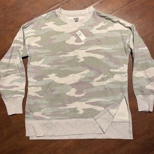 BNWT Aerie Camo Sweater